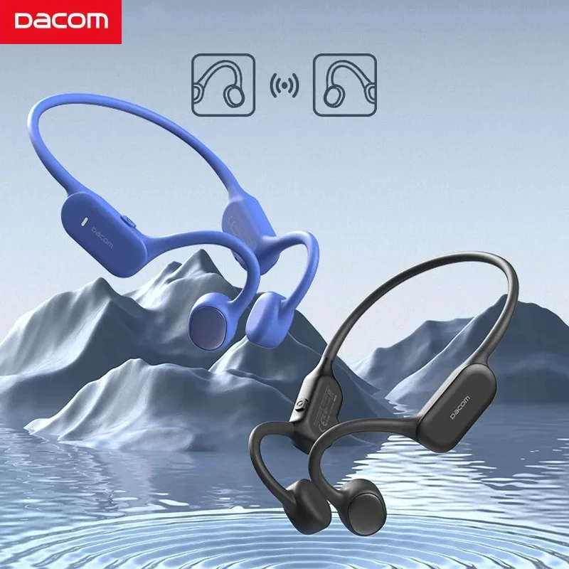 

DACOM E80 черный/зеленый наушники с быстрой зарядкой и настоящей костной проводимостью IP67 водонепроницаемые подвесные беспроводные спортивные наушники V5.3