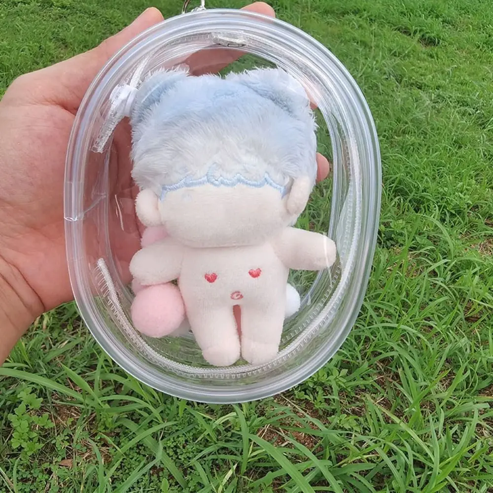 Neue Stil Mehrfarbige Klare Outdoor Tasche 10/15/16 cm Transparente Display Box Zubehör Tasche Dekoration Lagerung fall