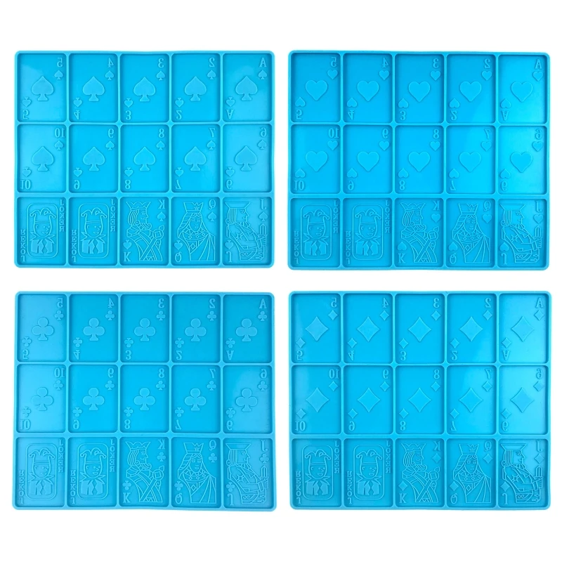 

Playing Card Mold Resin Casting Silicone Molds for DIY Card Games