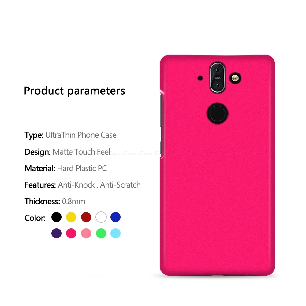 UltraThin Matte Hard Phone Case For Nokia 2.1 2.2 3.1 3.2 4.2 5.1 6.1 7.1 8.1 7 Plus 1 2 3 5 6 9 PureView 8 V Back Cover