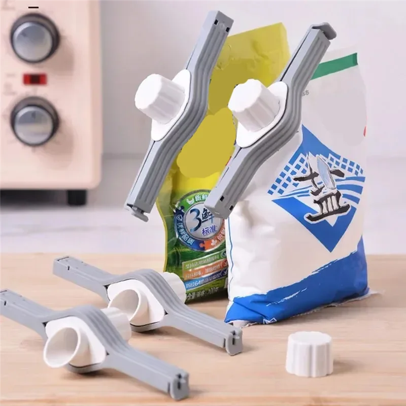 

Высококачественный уплотнительный зажим с винтовой крышкой, мешок для приправ, молоко, порошок, соль, герметичный зажим, зажим для закусок, зажим для хранения свежести, гаджет, винт