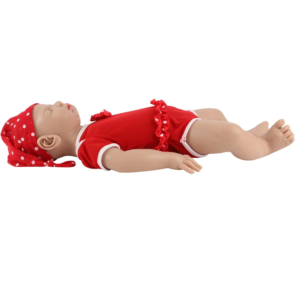 IVITA WG1514 20-inch 4200g Full Body Silicone Reborn Baby Doll Lifelike Realistic Newborn Girl Toy Children's Fashion Plaything