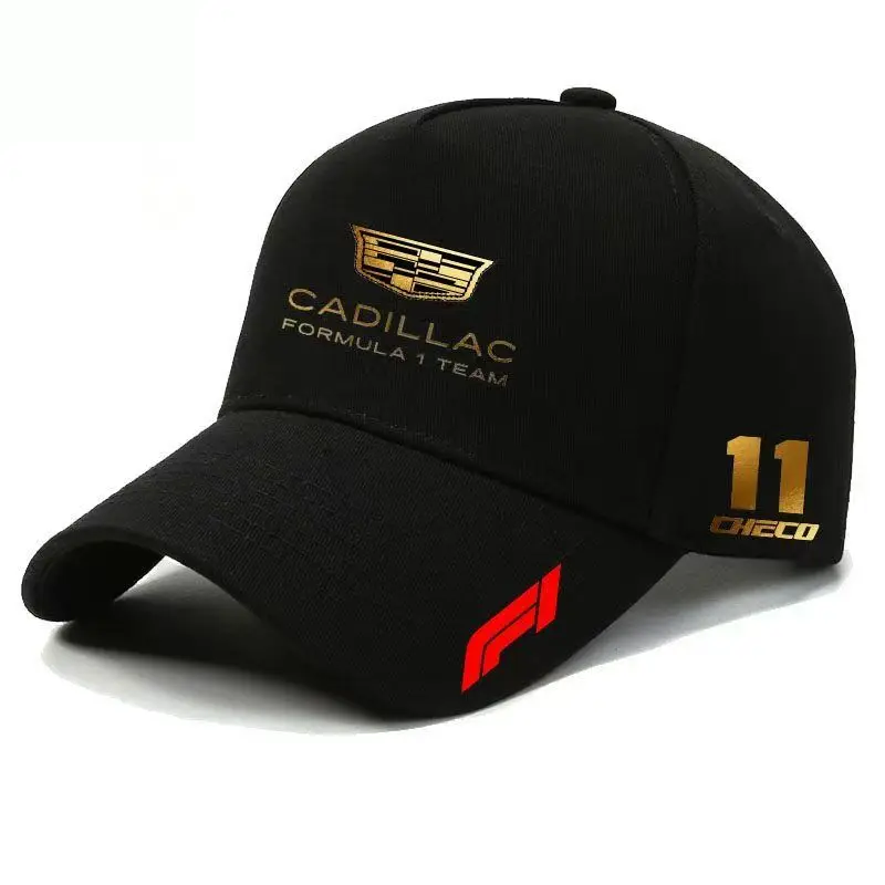 Gorra de béisbol del equipo Cadillac F1 Sergio Perez Checo 11, gorra de algodón con protección solar para exteriores para hombres y mujeres, recuerdo para fanáticos de las carreras