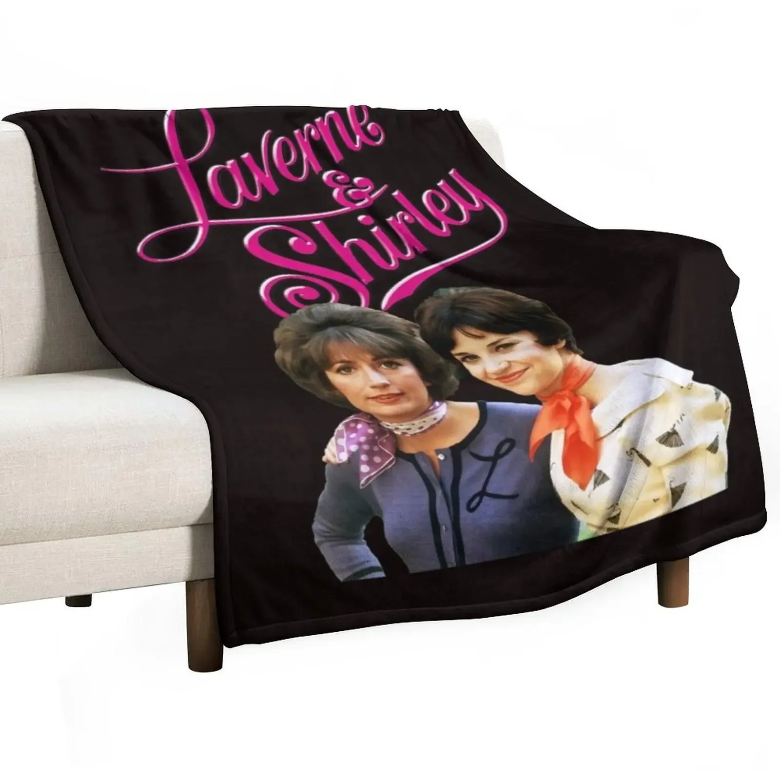 Our Way Throwback Laverne and Shirley tribute Throw Blanket Soft Beds Decorative Sofas Decorative Sofa Kid'S Blankets