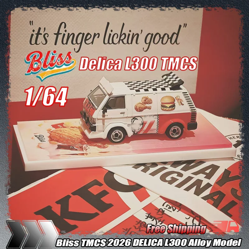 

Bliss 1:64 Delica L300 Tmcs 2026 Exhibition Restrictions Alloy Miniature Die-Cast Model Collect Decorative Items Custom Toy Gift