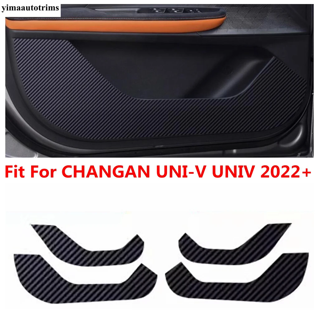 

Car Inner Door Anti Kick Side Edge Film Pad Protection Carbon Fiber Style Sticker Accessories For CHANGAN UNI-V UNIV 2022 - 2024