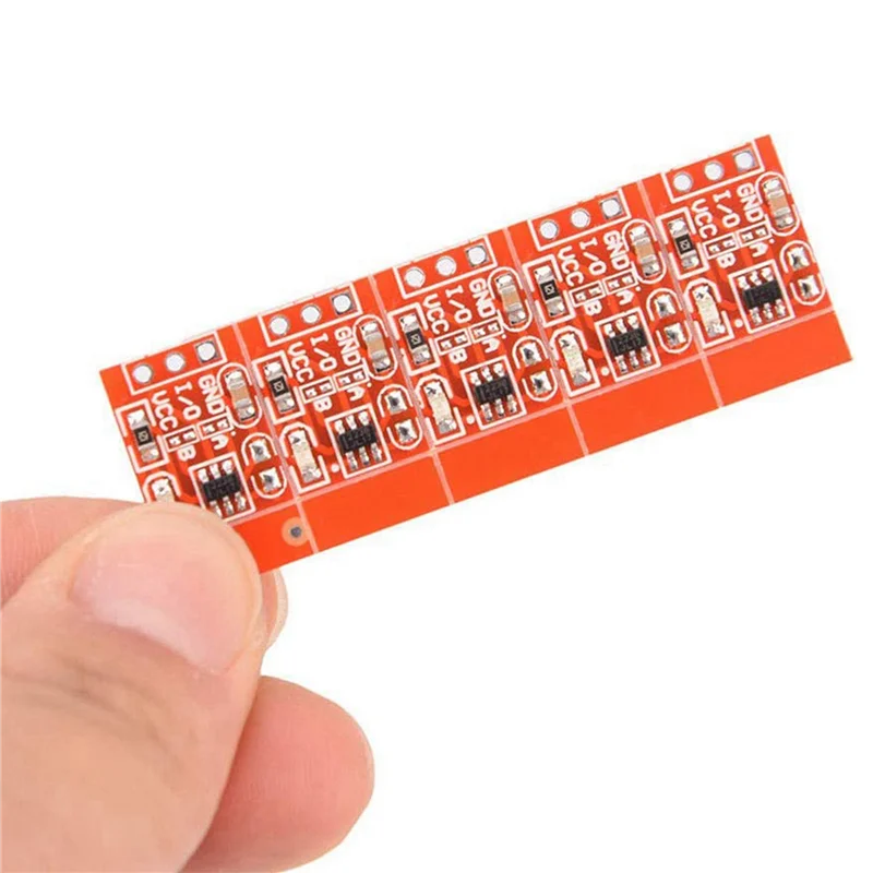VOFUN-500Pcs TTP223 Módulo de interruptor de tecla táctil botón táctil interruptores capacitivos de bloqueo automático/sin bloqueo de un solo canal