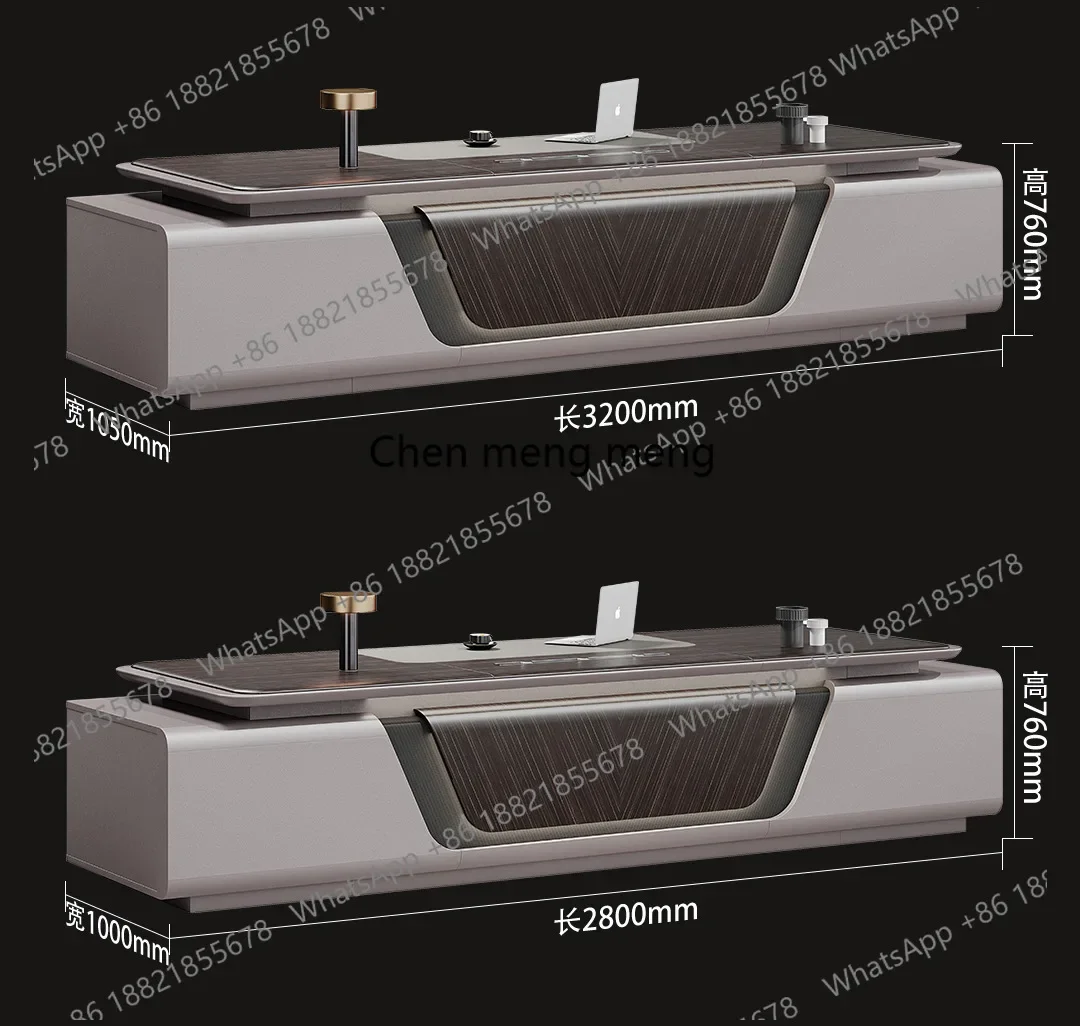 

President's office boss desk light luxury high-end office furniture large desk desk