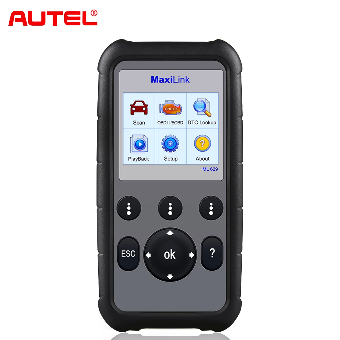 Autel MaxiLink ML629 OBD2 Scanner car Code Reader Multi Languages Car Diagnostic Tool Engine check ABS SRS Transmission