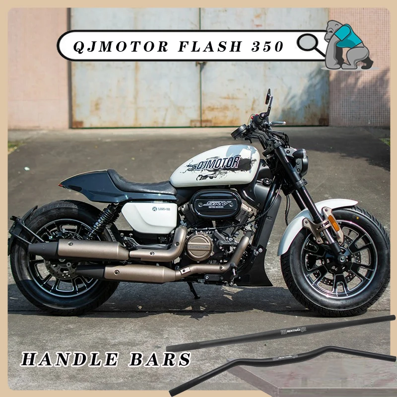 

Motorcycle Accessories CNC Aluminum Alloy Motocross Handlebar Steering Controls for QJMOTOR Flash 350