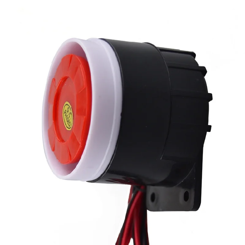 Bocina de alarma antirrobo piezoeléctrica con cable, 12v, 24V, 220V, alto Decibelio, sirena de policía, sirena de ataque aéreo, 402