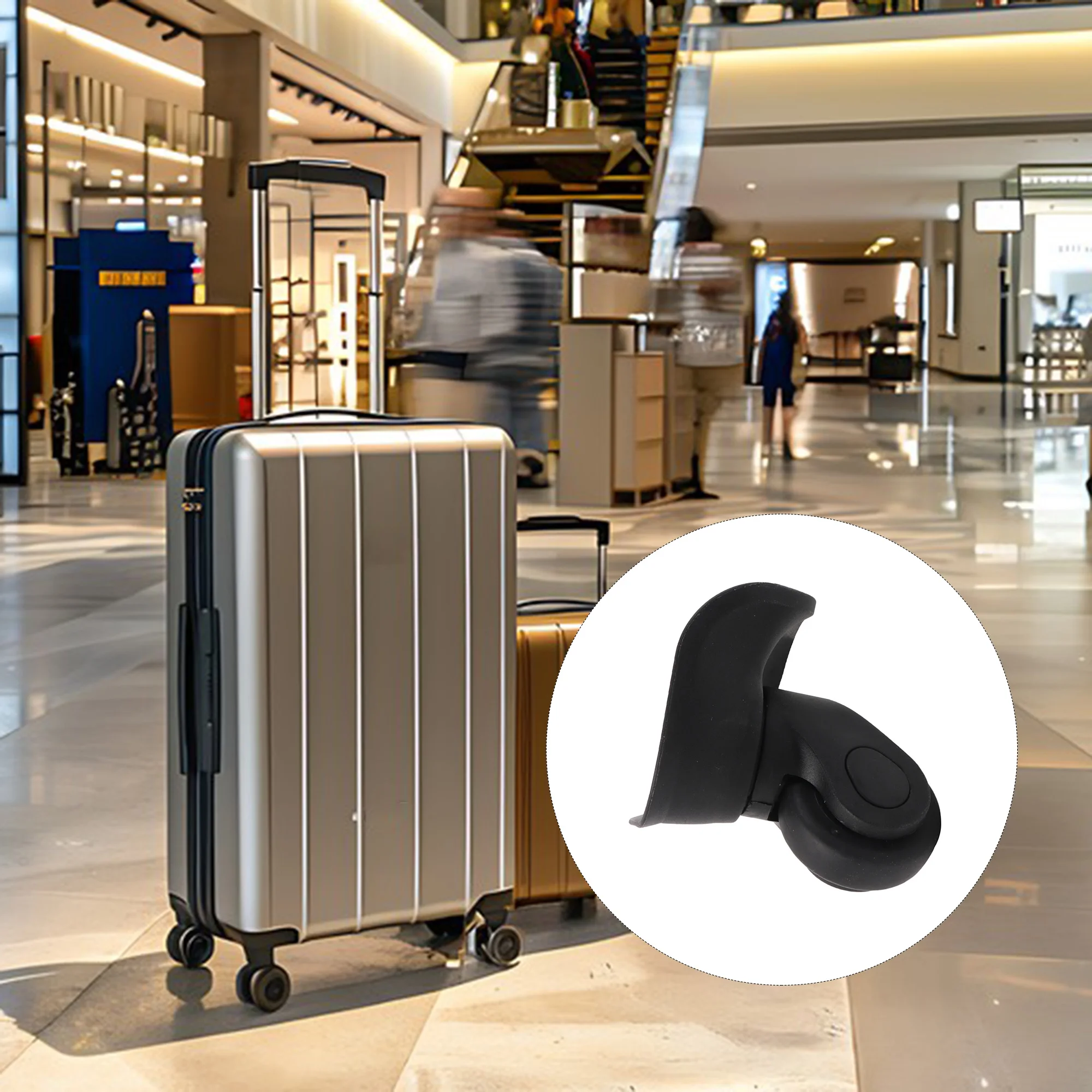 Replacement Luggage Wheels W041 4Pcs Spare Repair Parts 9.1cmx10.7x4.9cm Large DIY Suitcase Fittings