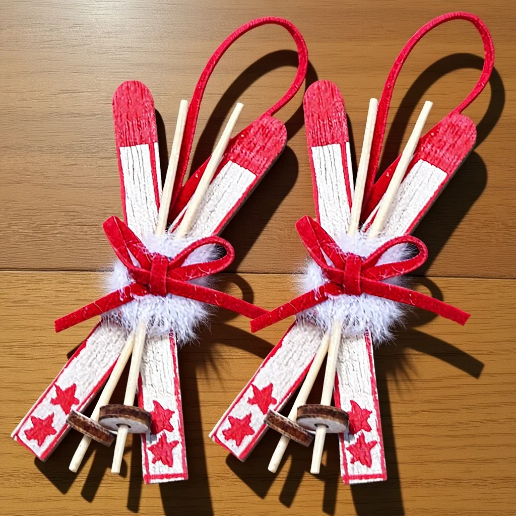 

2Pcs Xmas Tree Sleigh Decors Wooden Hanging Pendants Premium Craft Simple Structure for Christmas Decoration Door Window Closet