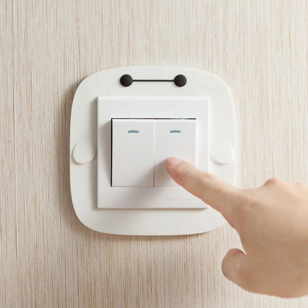 

Silicone Switch Stickers Luminous Cute Switch Protective Cover Creative Soft Switch Wall Stickers Kitchen Bedroom