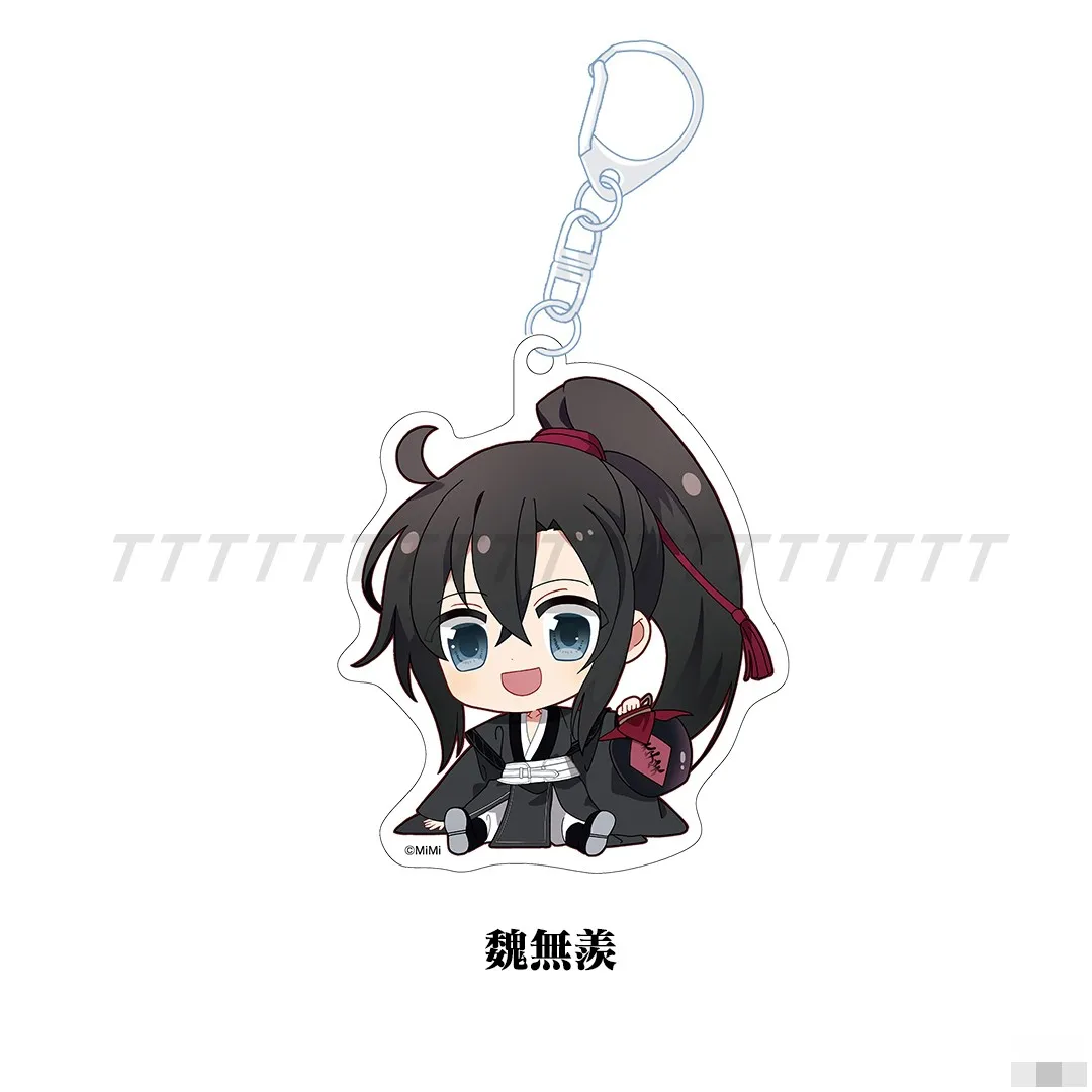 Game Grandmaster of Demonic Cultivation Keychain Doll Anime The Founder of Diabolism Acrylic Keyring Pendant for Gift