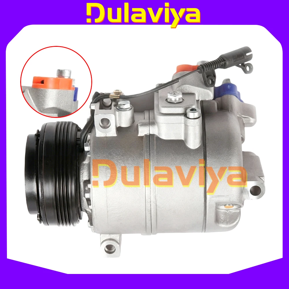 Air Conditioner AC Compressor with Clutch For 2002-2006 BMW X5 3.0L 6512344 98444 64526918000 11197444 CO 10837C 2021583AM 4PK