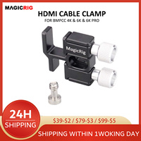 MAGICRIG HDMI Cable Clamp for Blackmagic Design Pocket Cinema Camera 4K/6K/6K Pro,Compatible for Smallrig BMPCC 6K Pro Full Cage
