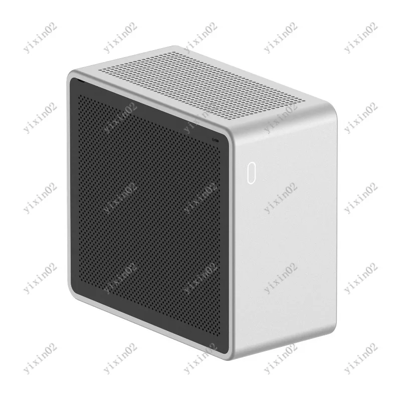 One-piece Molding Aluminum ITX Small Case Compact Mini Desktop PC Chassis No Graphics Extender