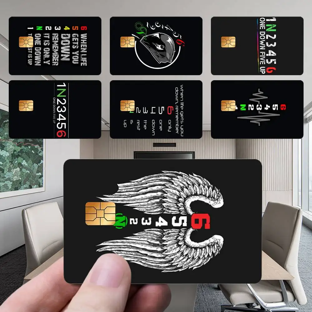 

1N23456 M-Motorcycles Card Stickers New Cartoon Card Debit Bank Charge Card Bus Metro Waterproof Sticker Decal Decoration