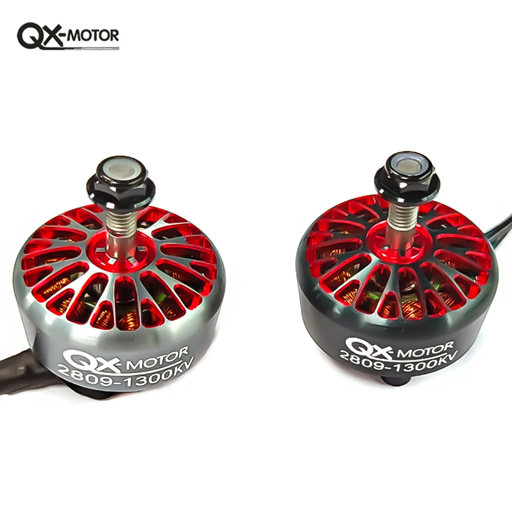 QX-MOTOR มอเตอร์ไร้แปรง 3-6S 2809 800KV 1300KV สําหรับ FIXED Wing Multicopter Plane Racing Drone รีโมทคอนโทรลอะไหล่ของเล่น