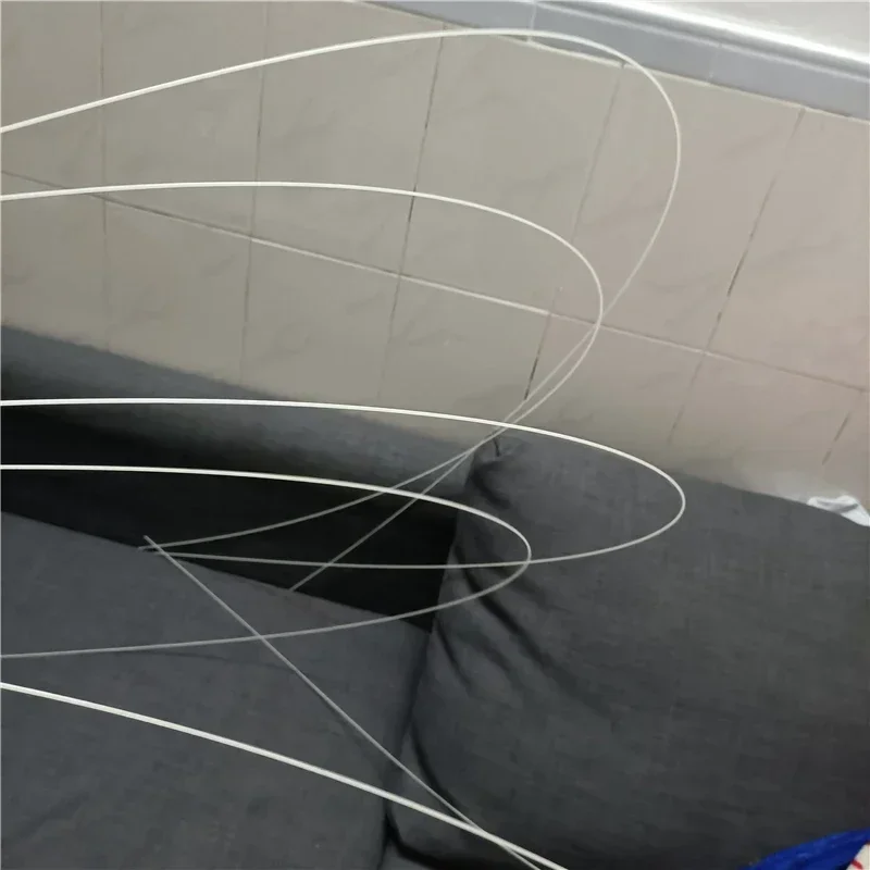 5-10PCS Glass Fiber Rod Diameter 0.8/1/1.2/1.5/1.6/1.8/2mm White Fiberglass Elastic Insulation Rods Model Material 1000mm-4000mm