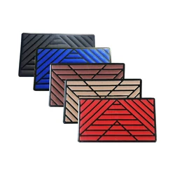 1PC Universal PVC Car Floor Carpet Pad Heel Foot Mat Pedal Patch Cover 25x15cm Car Foot Pad Car Mat Accessories