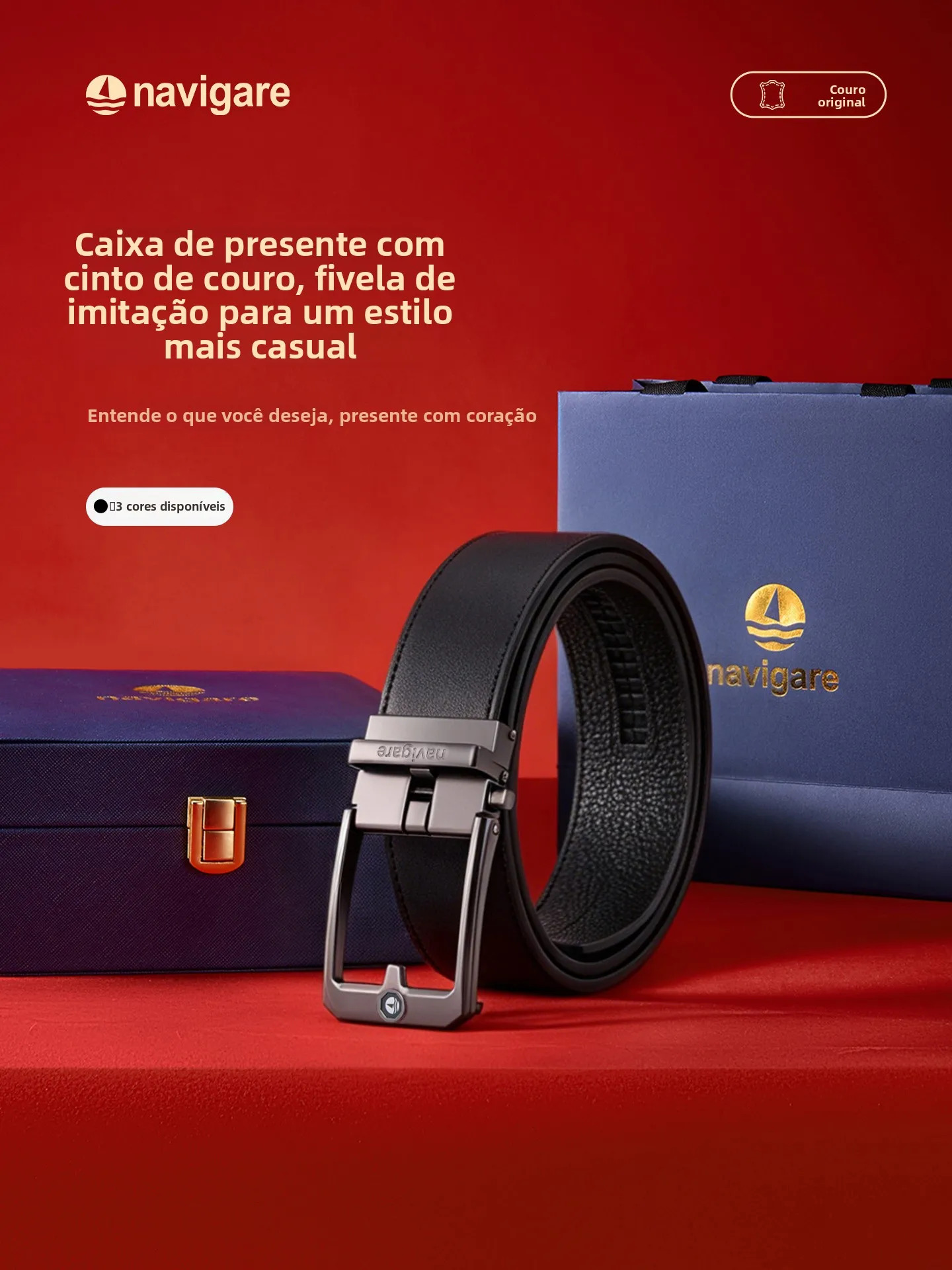 cinturon-de-cuero-casual-para-hombre-navigare-hebilla-automatica-de-cuero-negro-diseno-de-velero-pequeno-caja-de-regalo-de