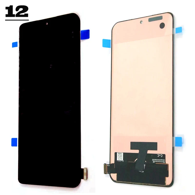 Original 120Hz AMOLED 6.28'' Replacement For Xiaomi Mi 12 12X 12S LCD Display Touch Screen