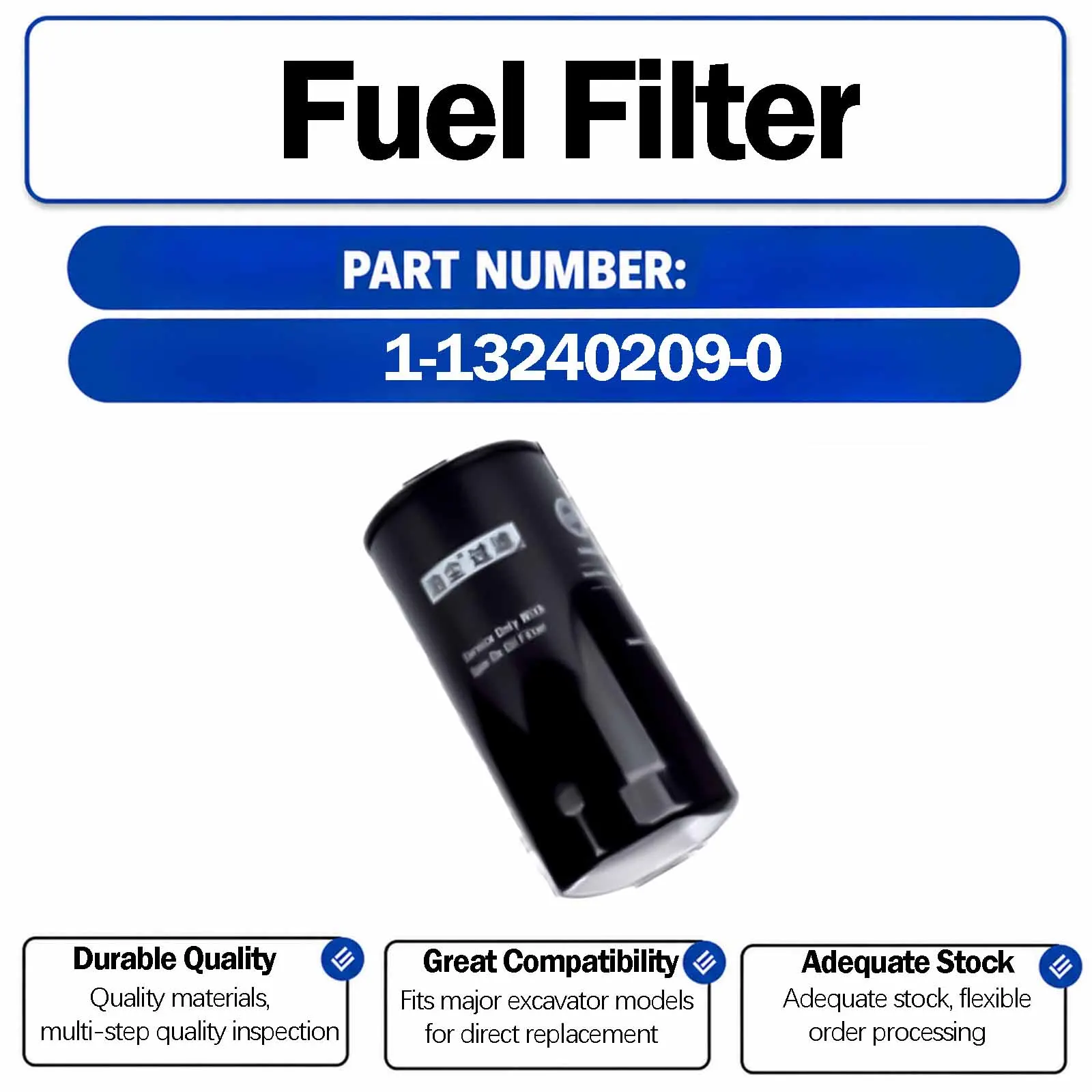 Oil Filter CJ-610X For Hitachi EX200 EX200-1 EX200-2 EX200-3 EX200-5 EX225USRLC ZX225-6US EX270-2 EX270-5 EX300-2 EX300-3