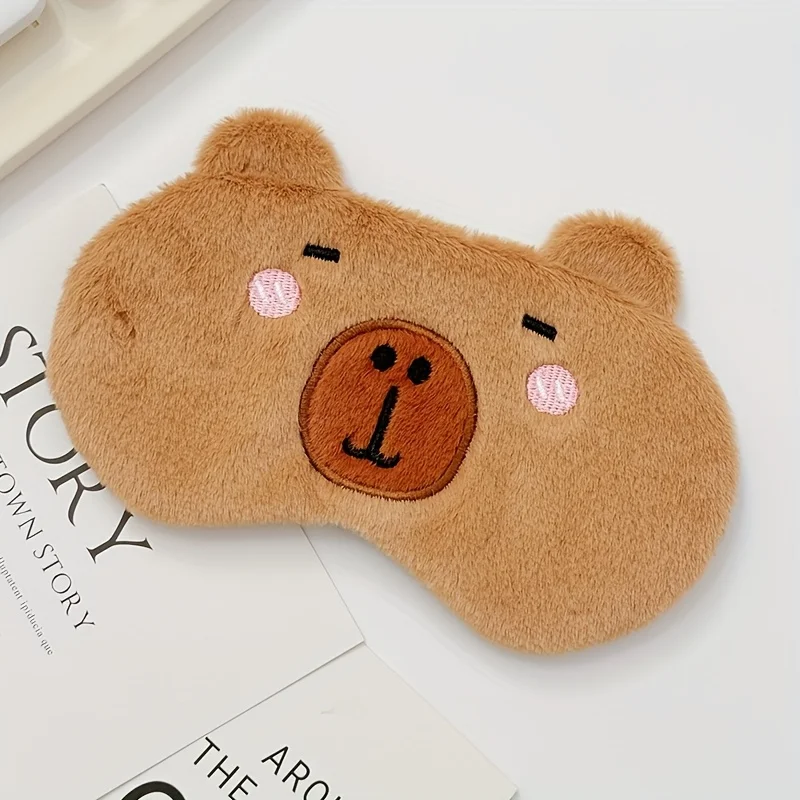 Capybara eye mask, cute sleep light-blocking eye mask, adjustable eye mask, unisple eye mask, birthday and Christmas gift - view 6