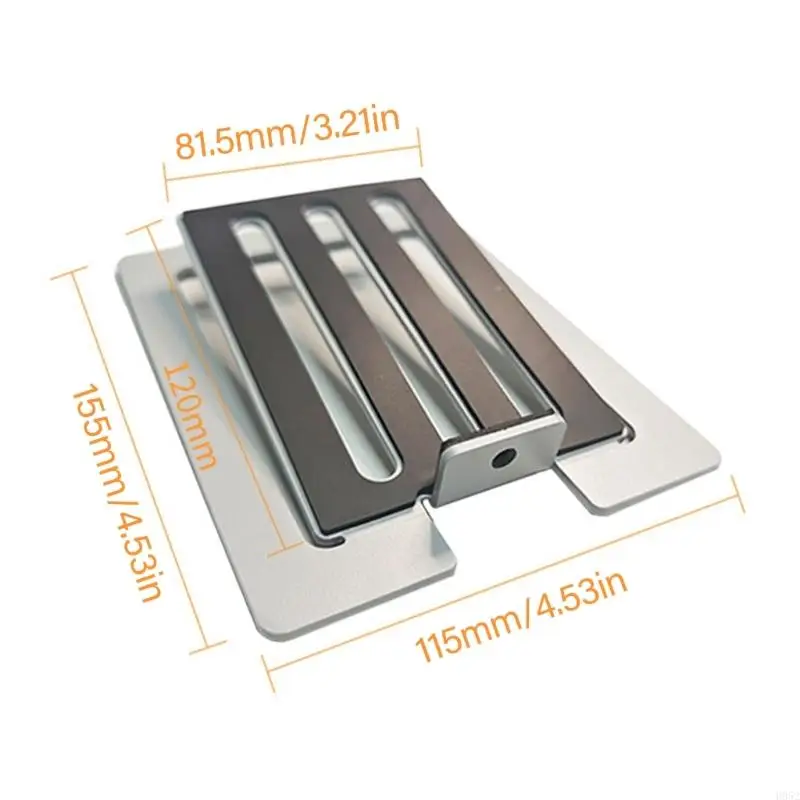 H052 Tilts ajustável Metal Stands para alto-falantes computador 2-3 polegadas Construção pesada com absorção vibração