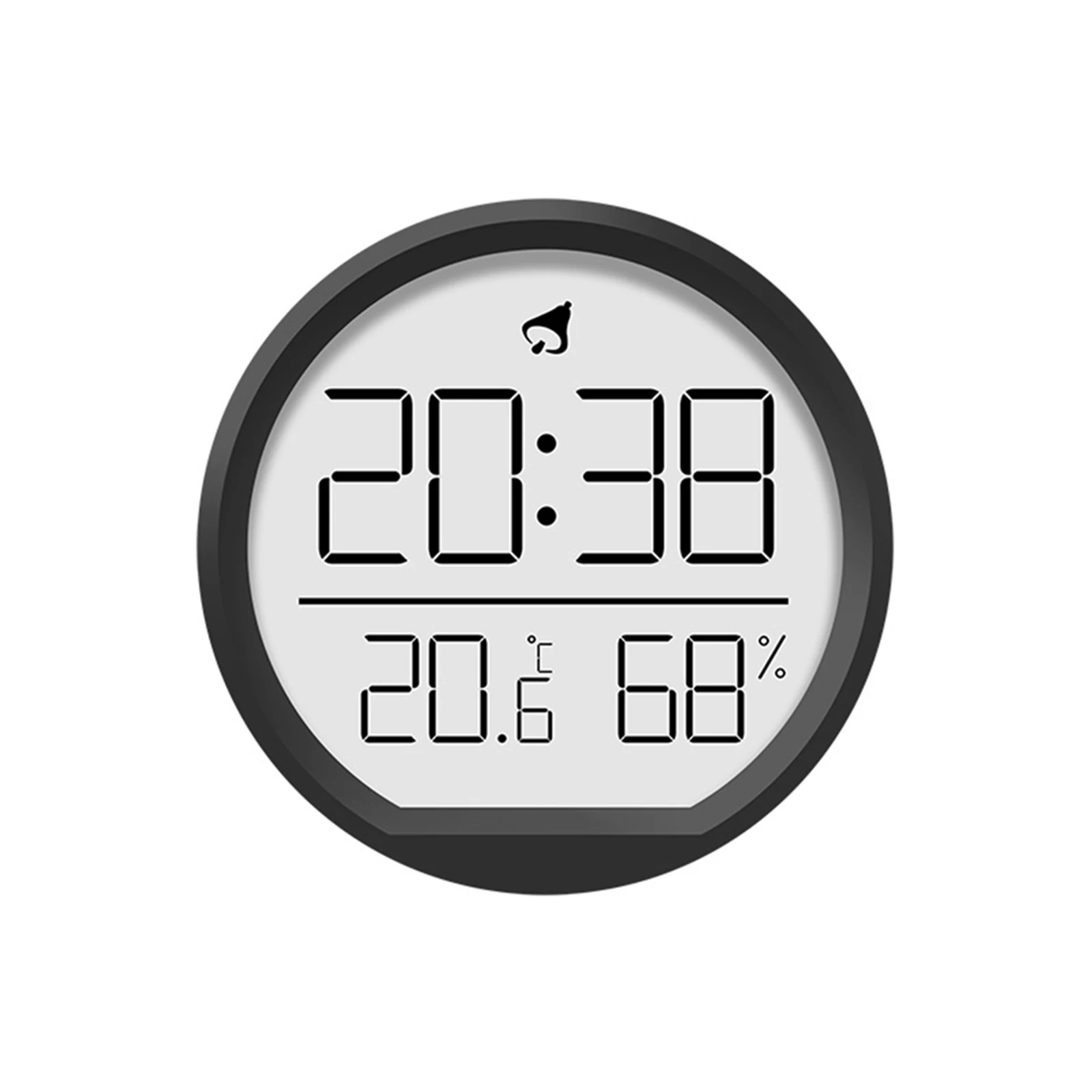 Wide Viewing Angle Indoor Home Electronic Alarm Clock Temperature Display Time Display Dry Wet Cold Warm HD Large Screen