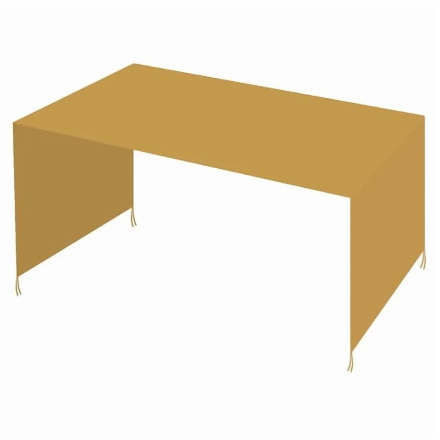 

SUNRISEUMBRELLA 17x 6.7 Ft Universal Replacement Canopy for Pergola Structure Outdoor Canopy Only (Tan)