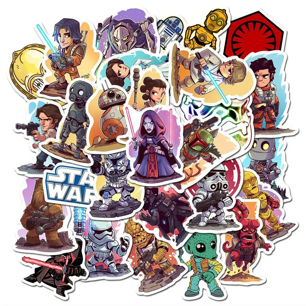 

10/30/50/100PCS Classic Movie Star Wars Stickers Cool Personalized Graffiti Decals Kids Toy Gift DIY Skateboard Motorcycle