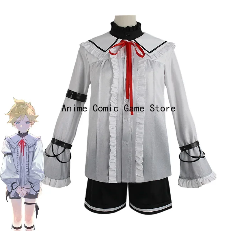 Auf Lager S-XXL Projekt Sekai bunte Bühne Ren Cosplay Kostüm Perücke Anime Miku Spiel Halloween Party Uniform für Frauen Männer