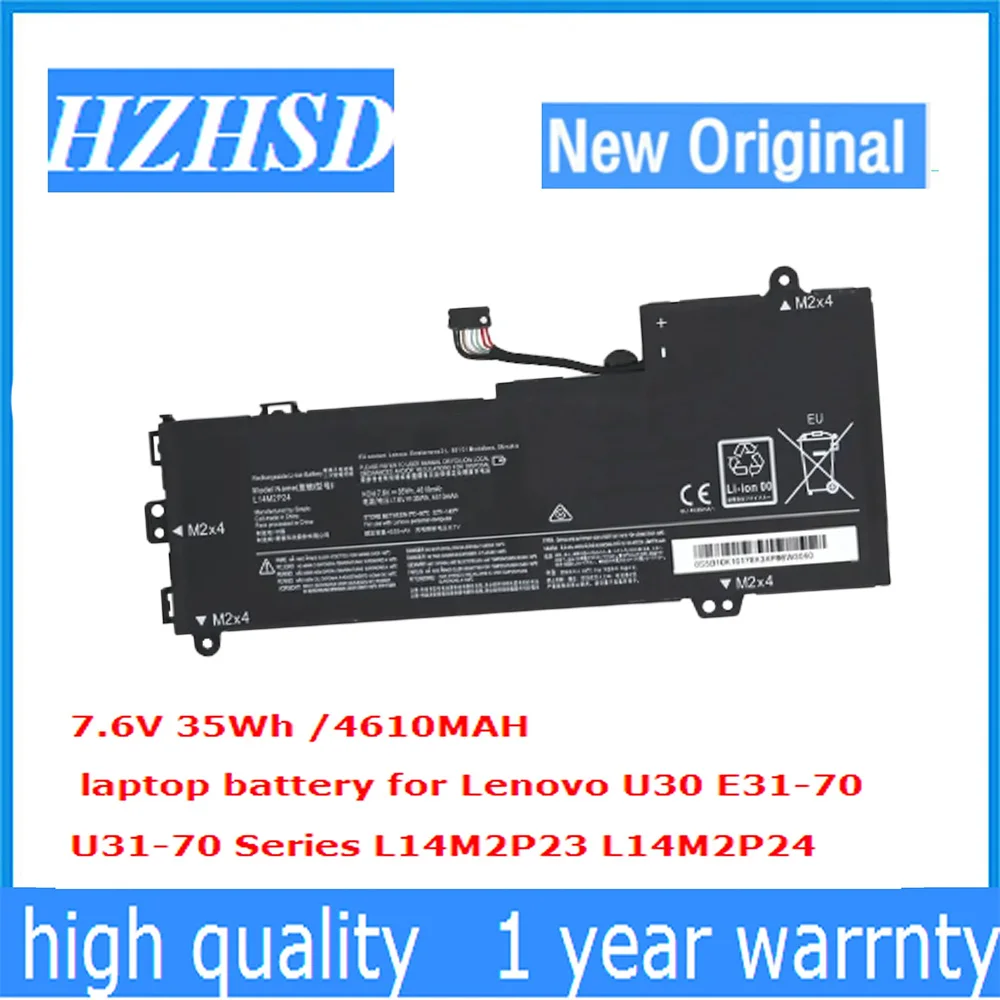 L14L2P22 7,4 В 30 Втч 35 Втч L14S2P22 L14M2P23 L14M2P24 Аккумулятор для ноутбука Lenovo IdeaPad U31 U30 E31-80 E31-70