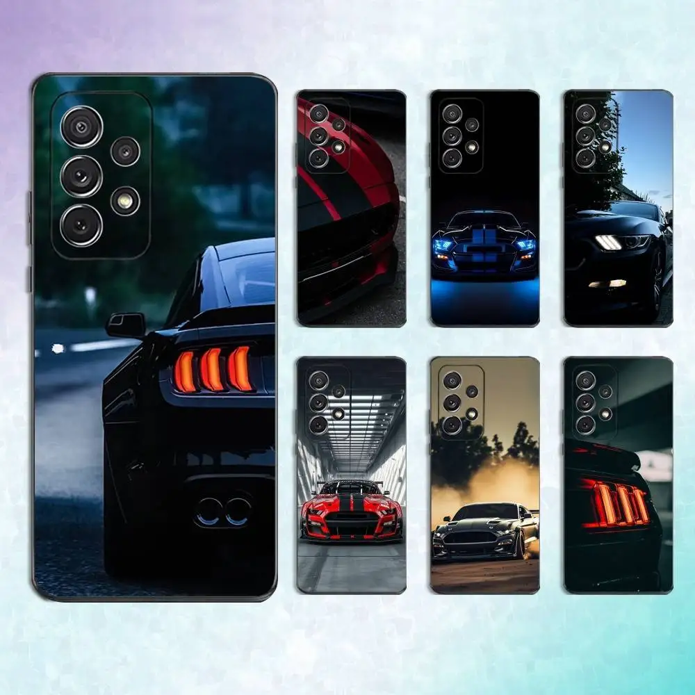 

Cool F-Fords M-Mustang Car Phone Case For Samsung S25,S24,S23,S22,S21,S20,S10,Ultra,Plus,Lite,FE,Soft Silicone Black Cover