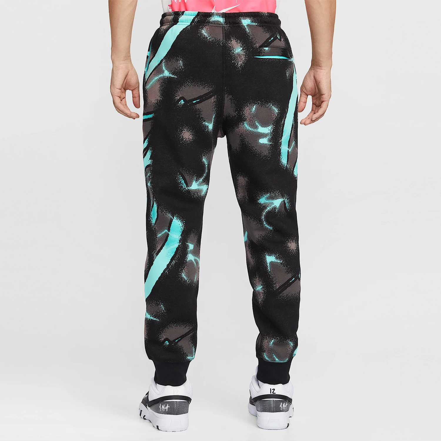 Fotografia 3: Calça de moletom masculina Nike Ja Club Fleece para basquete HV3383-339