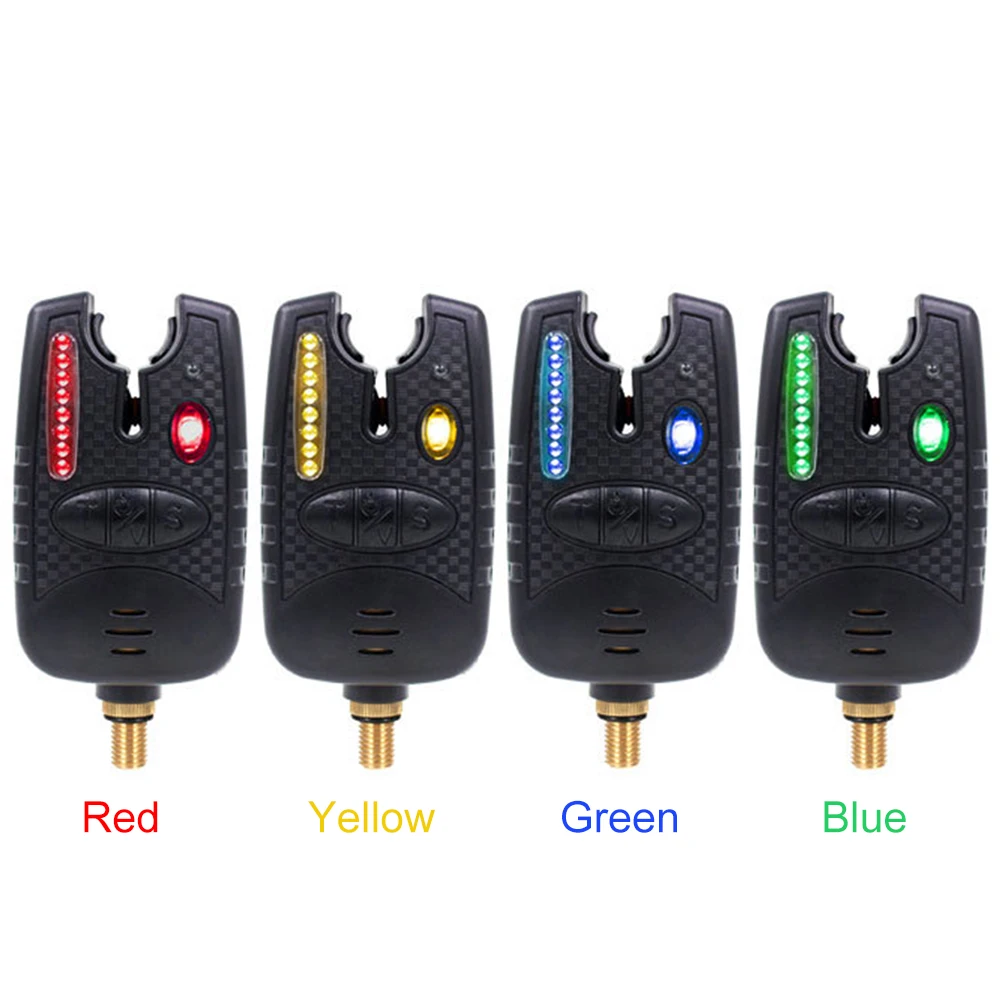

LED Electronic Fishing Bite Alarm Low Battery Alert Function Fishing Bait Alert Sensitive for Daytime Night Carp Fishing Outdoor