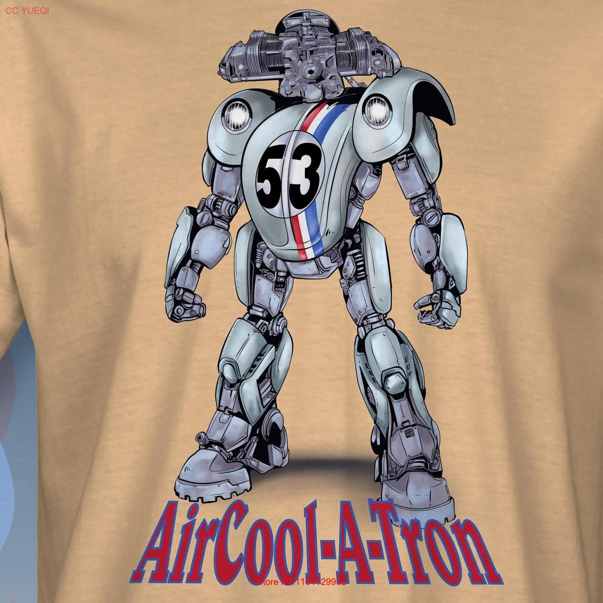 AirCool A Tron Air Cooled Transforming Robot Car T Shirt RM0366 long or short sleeves