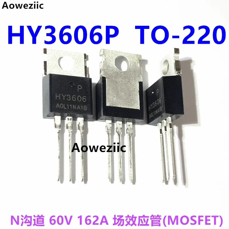 HY3606P TO-220FB-3L N-channel 60V 162A Field Effect Transistor (MOSFET) Triode