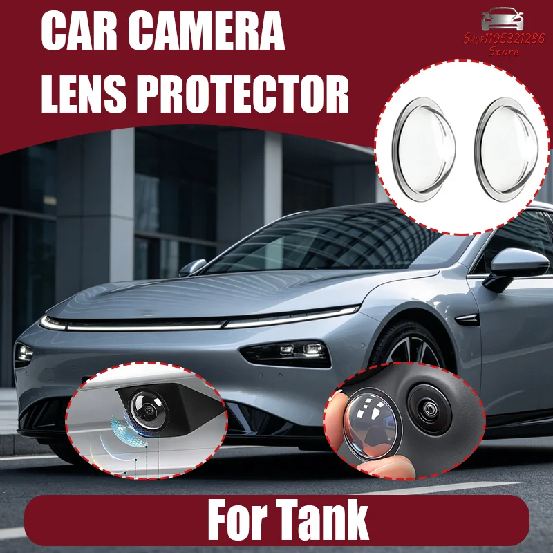For Xpeng Car Camera Protective Cover,Lens Cover Specific,Car Mounted 360 Reverse Camera Protective Cover,Univer