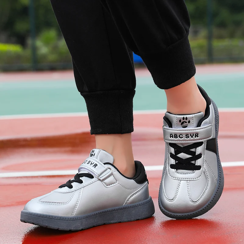 أحذية رياضية بتصميم كلاسيكي بمقدمة واسعة للأطفال، أحذية رياضية كاجوال بيرفوت للأولاد، أحذية رياضية مضادة للانزلاق للأطفال #5