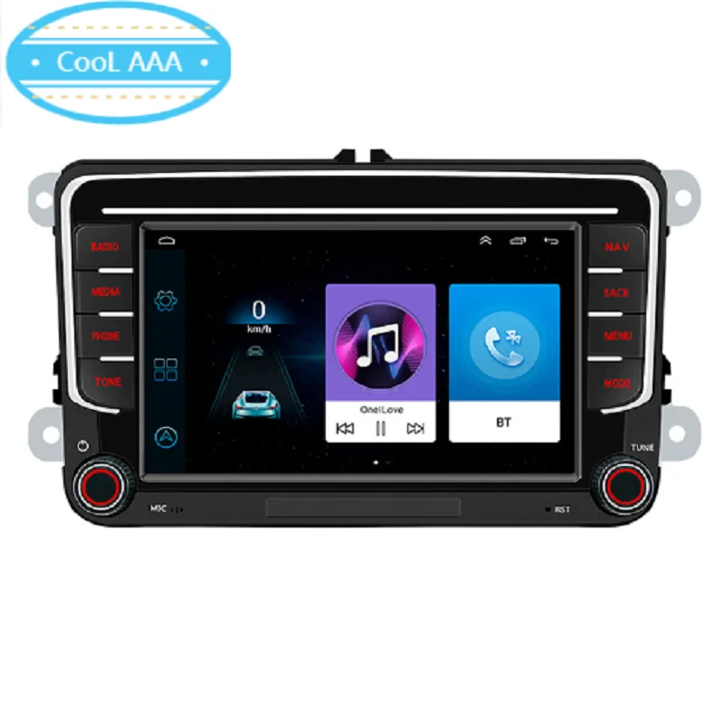 Carplay RNS 510 2din  VW radio Rns 510  GPS radio DVD  Polo Jetta Tiguan Passat B6 CC mirror WiFi link Radios   free shipping