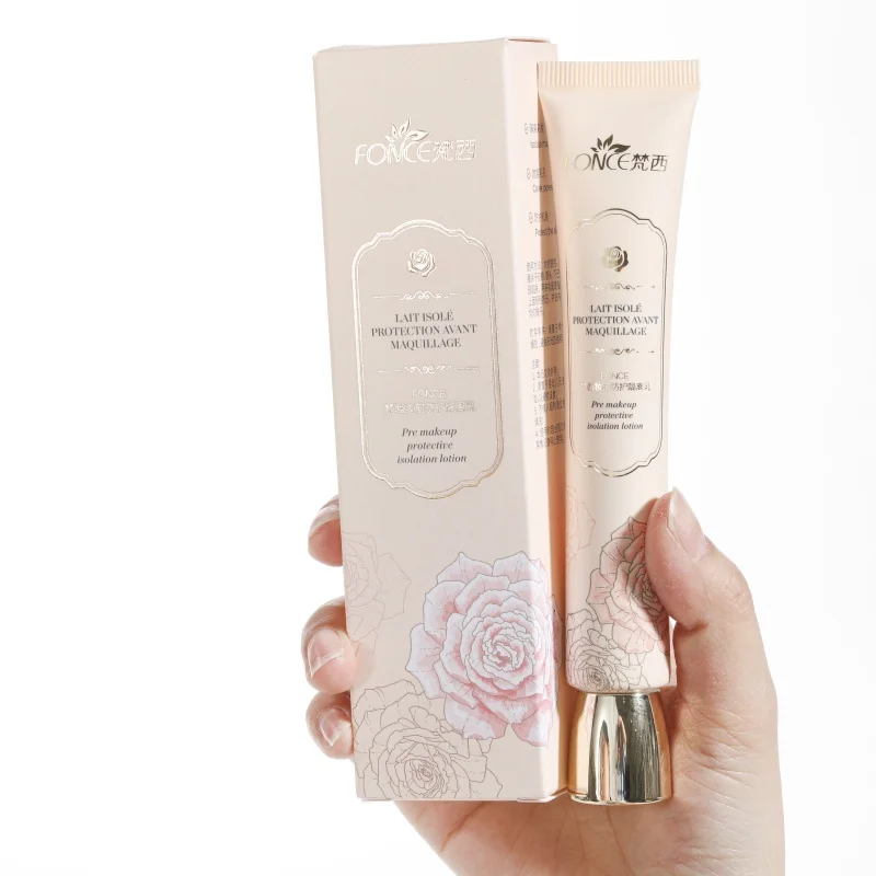 FONCE Crème isolante protectrice pré-maquillante, crème naturelle, liquide de fond de teint, correcteur et maquillage visage blanchissant, 30g