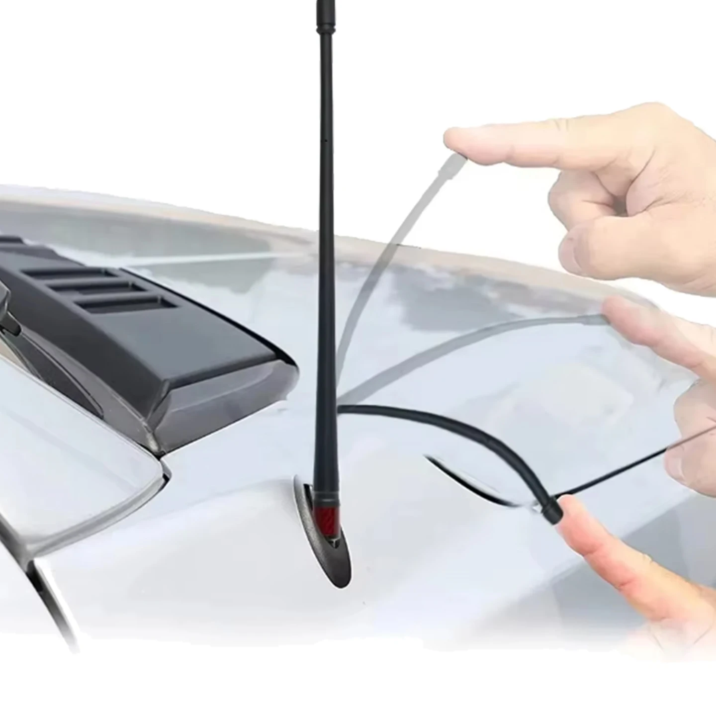 32CM Multi-model Universal AM FM Radio Antenna For Dodge Ram 1500 Jeep Wrangler JK/JL Ford F150 Chevy Silverado Toyota Tundra