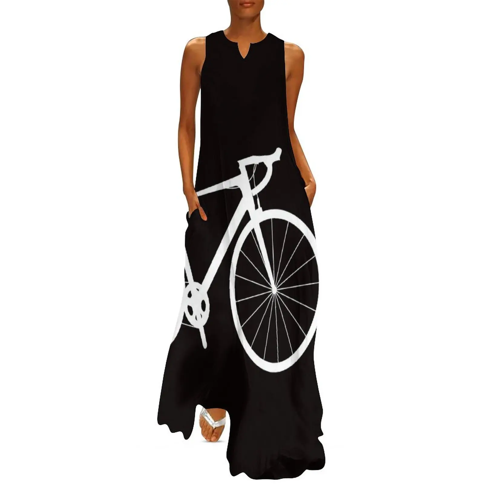 

Bicycle Velocipede Long Dress summer women"s dress 2024 dress women summer 2024 Women"s summer long Long dresses