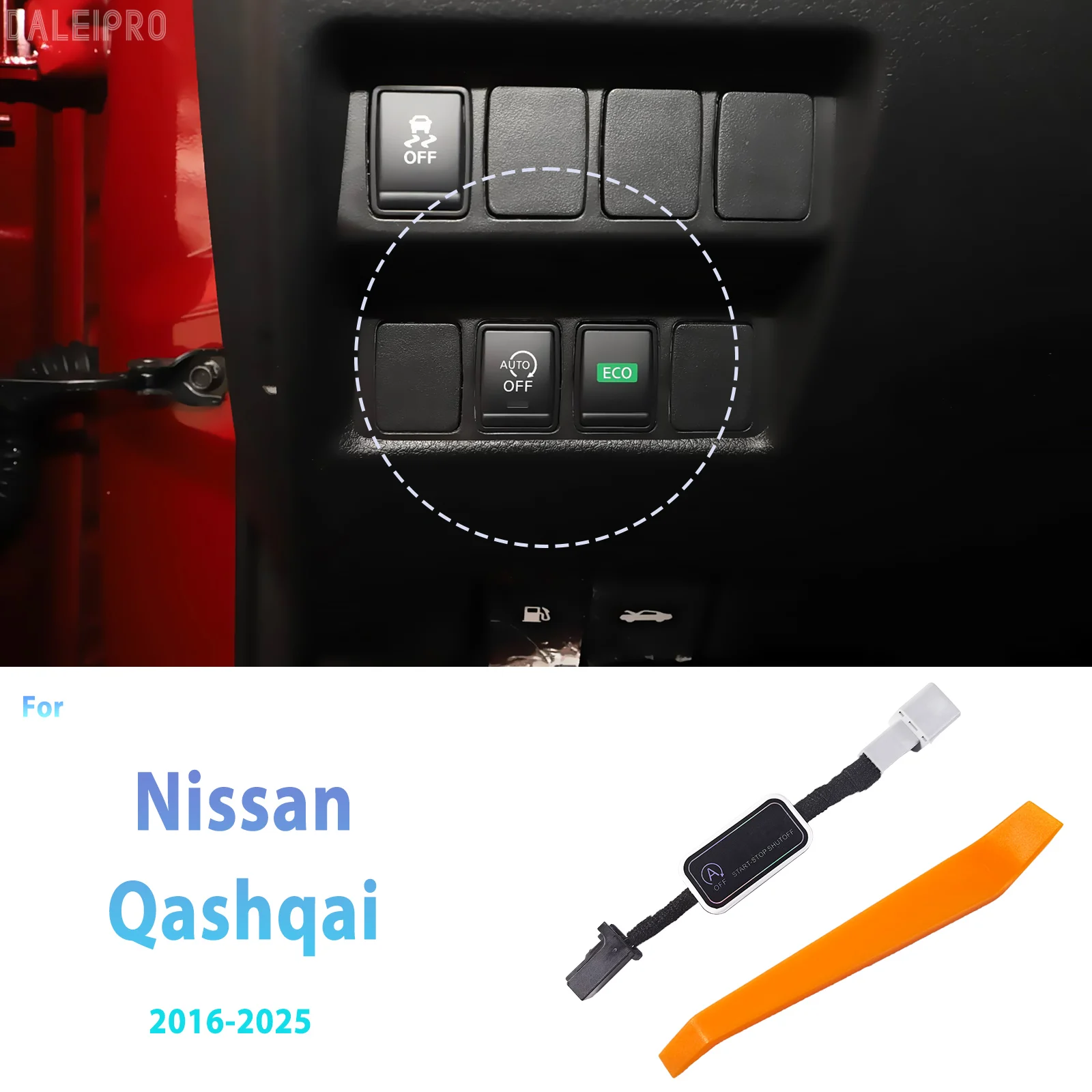 For Nissan Qashqai J11 J12 2016-2024 2025 Automatic Stop Start Engine System Memory Module Cancel Car Auto Start Stop Switch