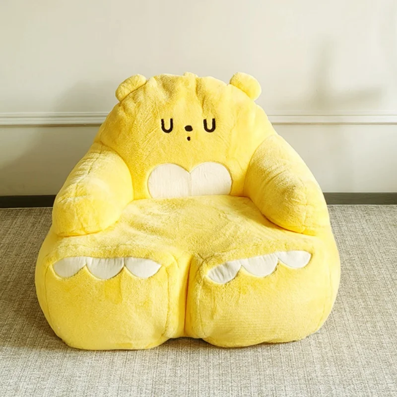 Bear lazy sofa bean bag velvet soft single sofa