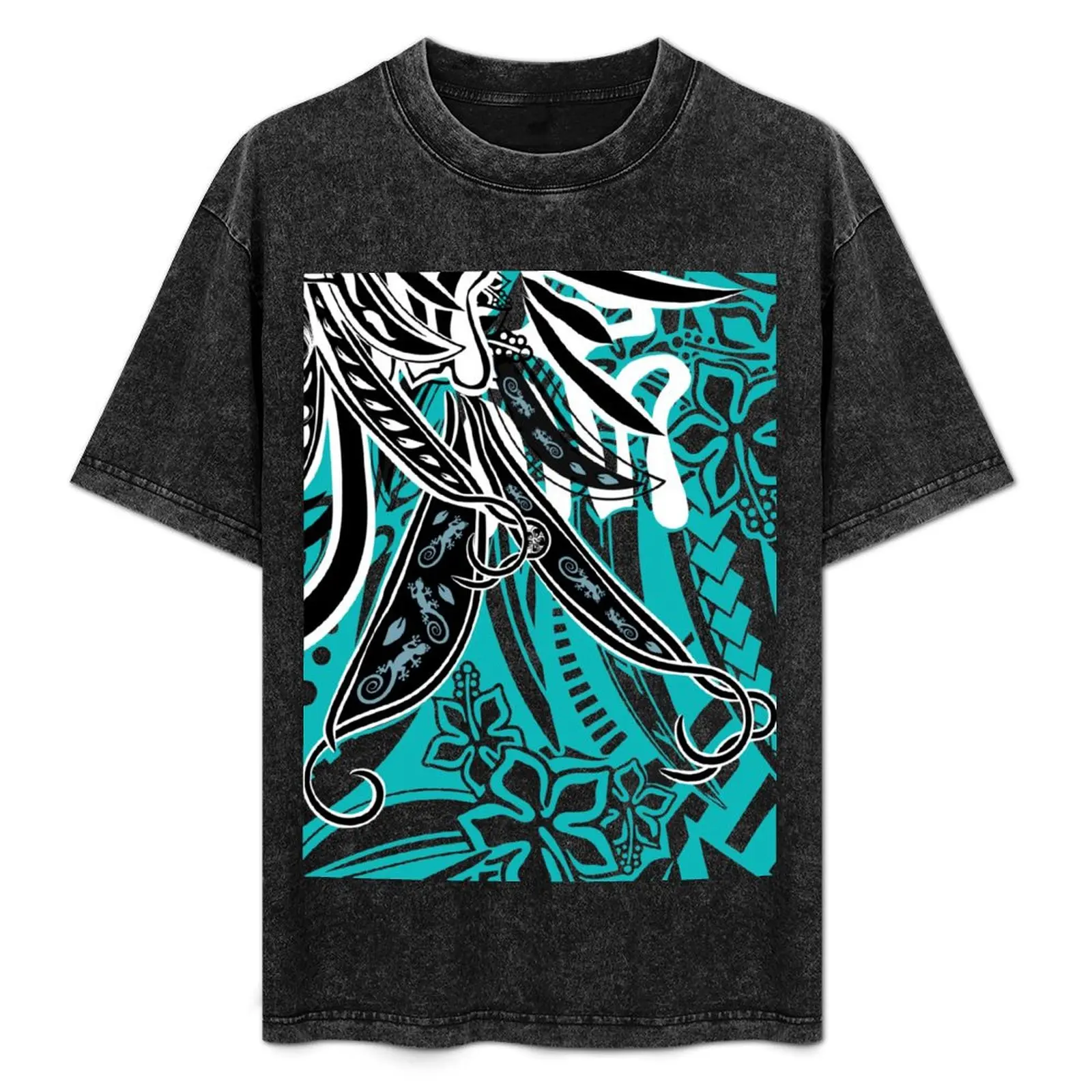 

Hawaiian - Polynesian - Samoan Village Tribal Threads T-Shirt rapper graphic tees customizeds Men's clothing